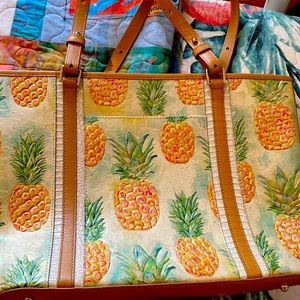 Brahmin pineapple purse
